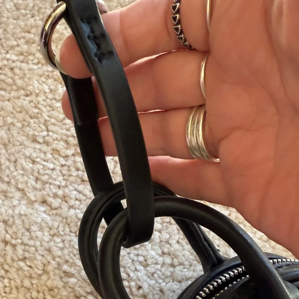 Anthropologie Mini Black Handbag. Bag charm/coin purse - Picture 2 of 7